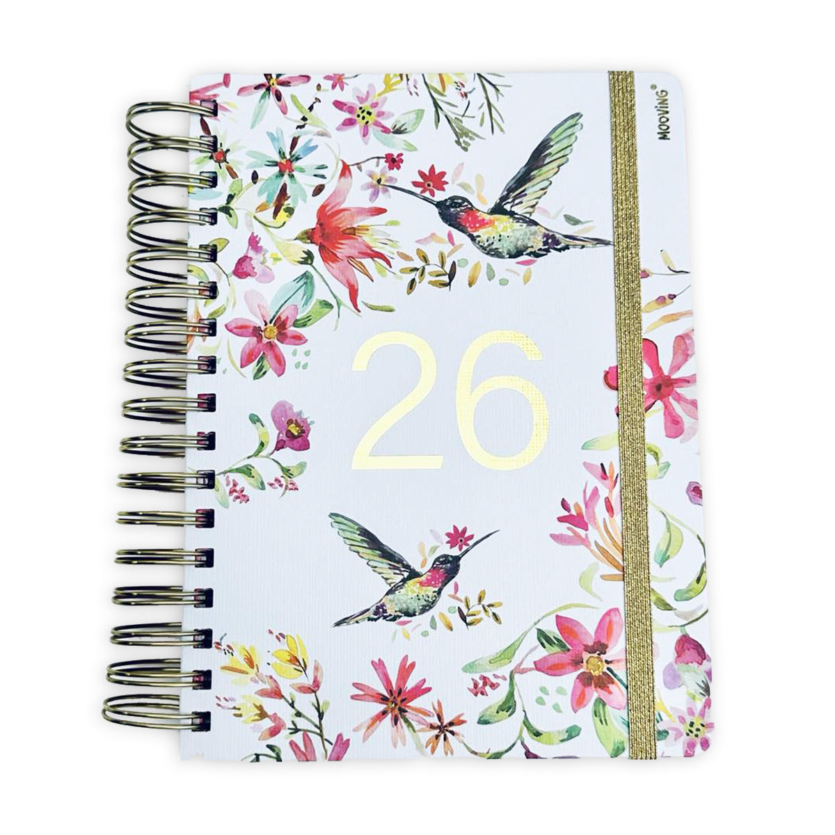 Agenda Floral 16,5x22 día/pág.