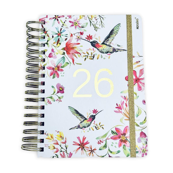 Agenda Floral 16,5x22 día/pág.