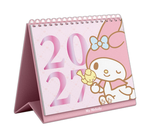 Calendario de escritorio My Melody 2027 (16,5x16cm)