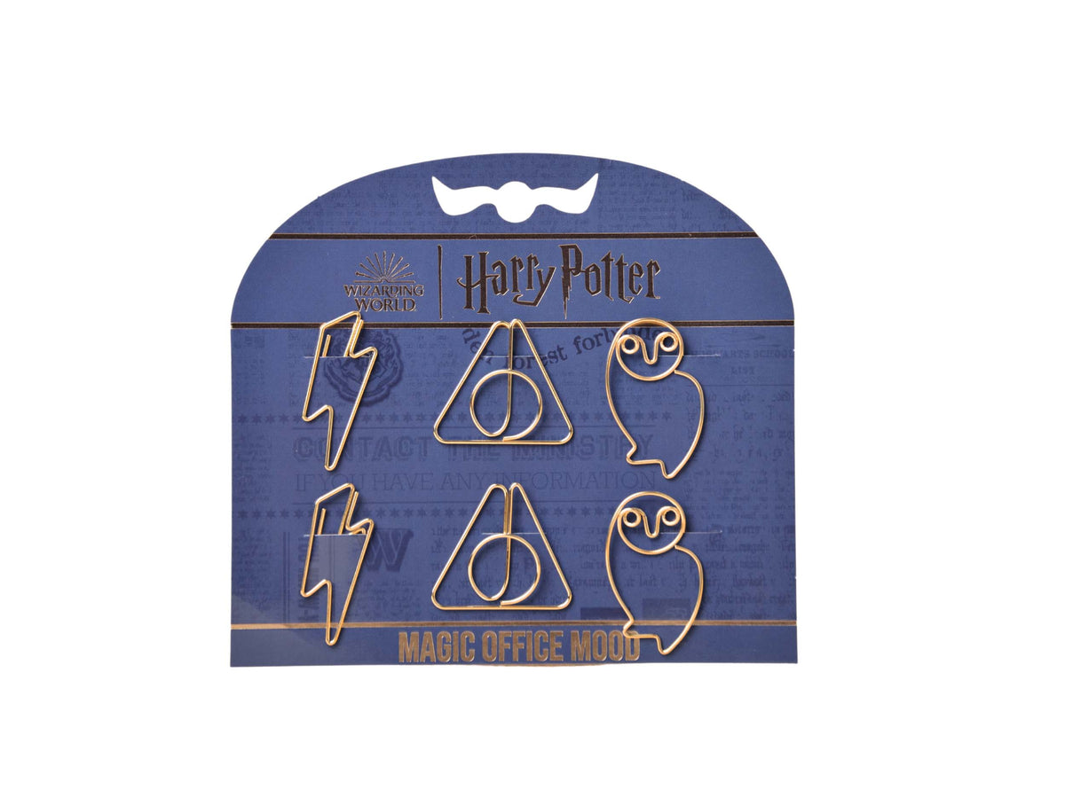 MAW Pastel - Harry Potter Paper clips con forma x 6