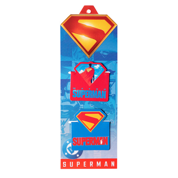 Superman magnetic bookmark x2