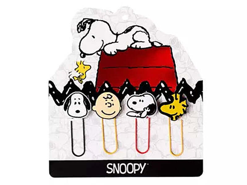 Snoopy Fun paper clip x4