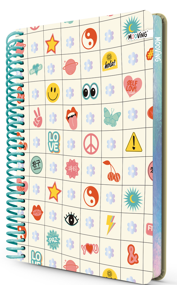 Cuaderno tipo A4 Smile Fever 20,5x28  hoja cuadriculada
