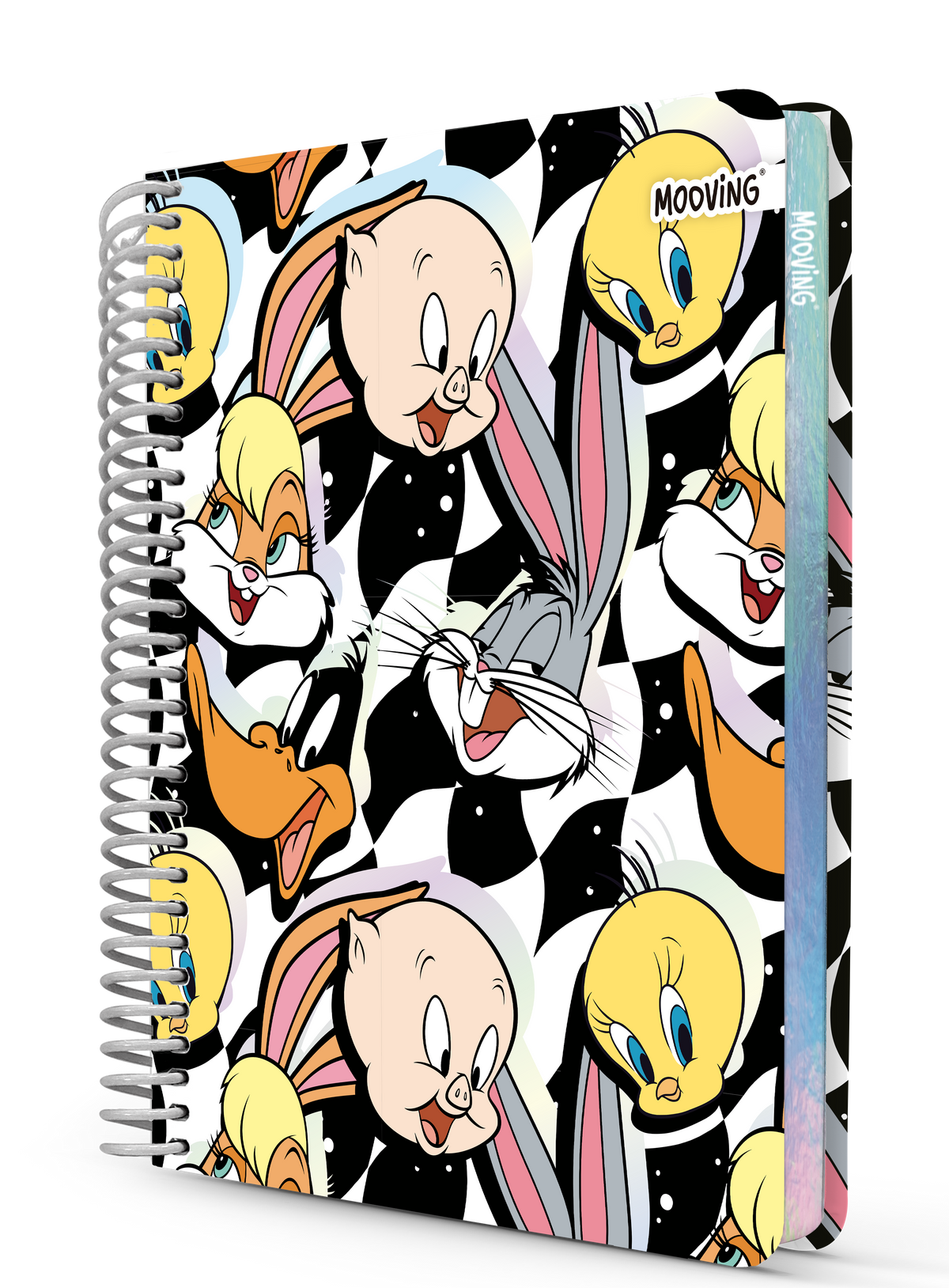 Looney Tunes 17x21 cm hojas cuadriculadas.