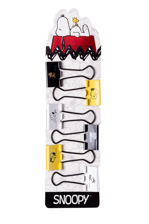Snoopy binder clips 25mmx6