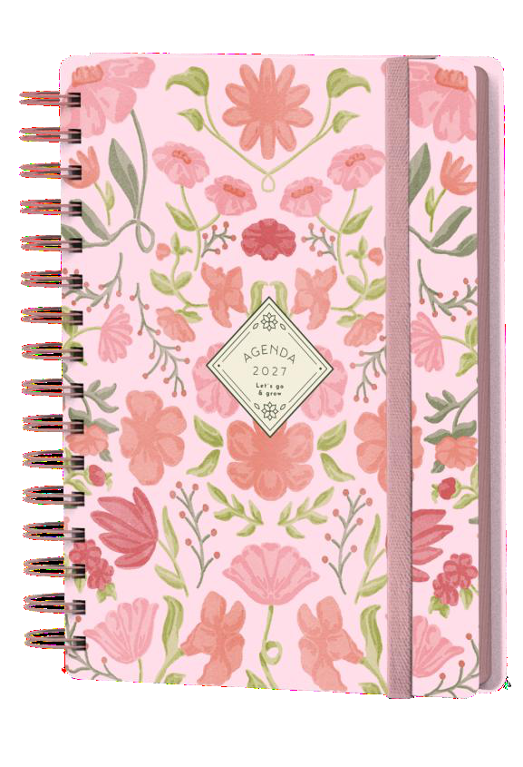 Agenda 10x15 Spring 2027 2 días por página (10x15 cm)