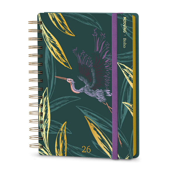 Agenda 2026 Boho 15x21 día/página