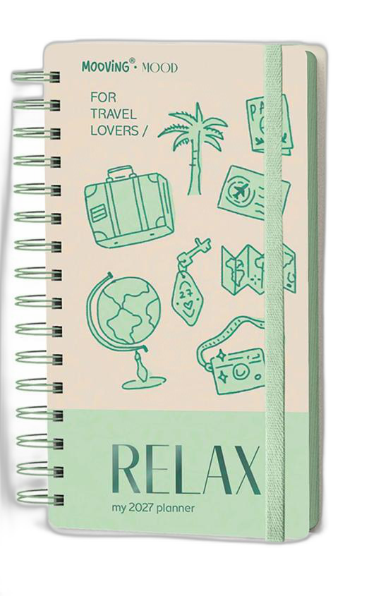 Agenda Pocket Espiralada Mood 2027 (17x9 cm)