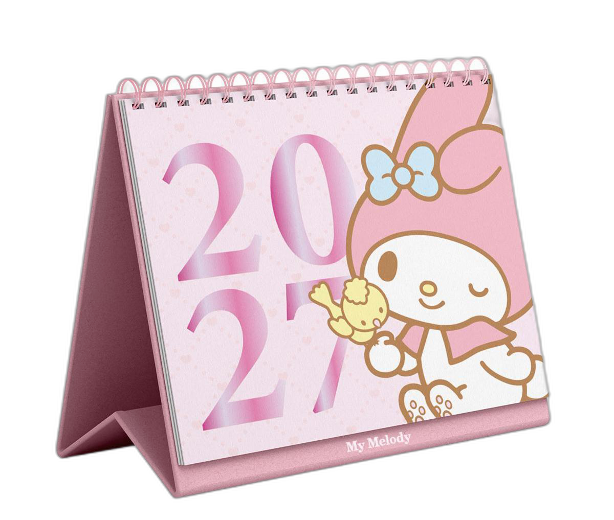 Calendario de escritorio My Melody 2027 (16,5x16cm)