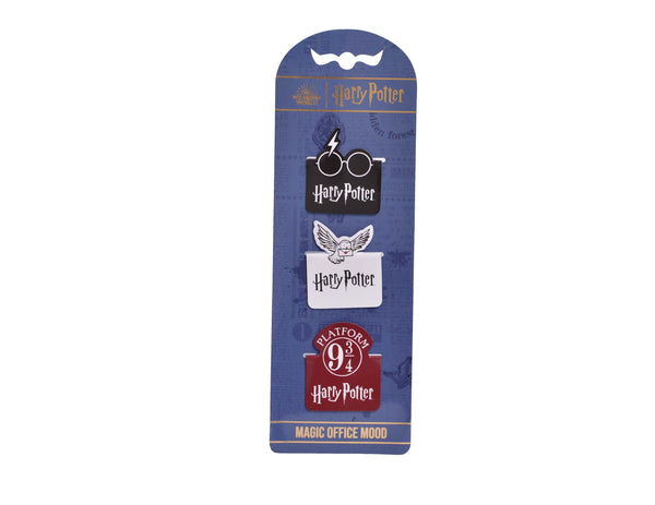 Harry Potter magnetic bookmarks x3