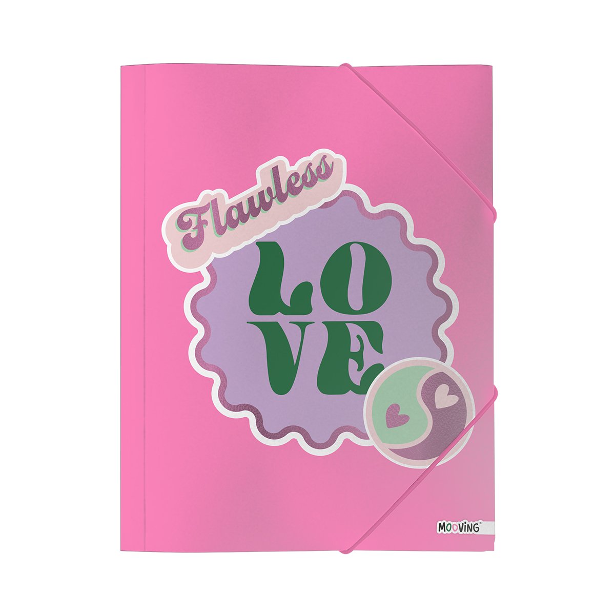 Carpeta Oficio 3 Solapas Pink