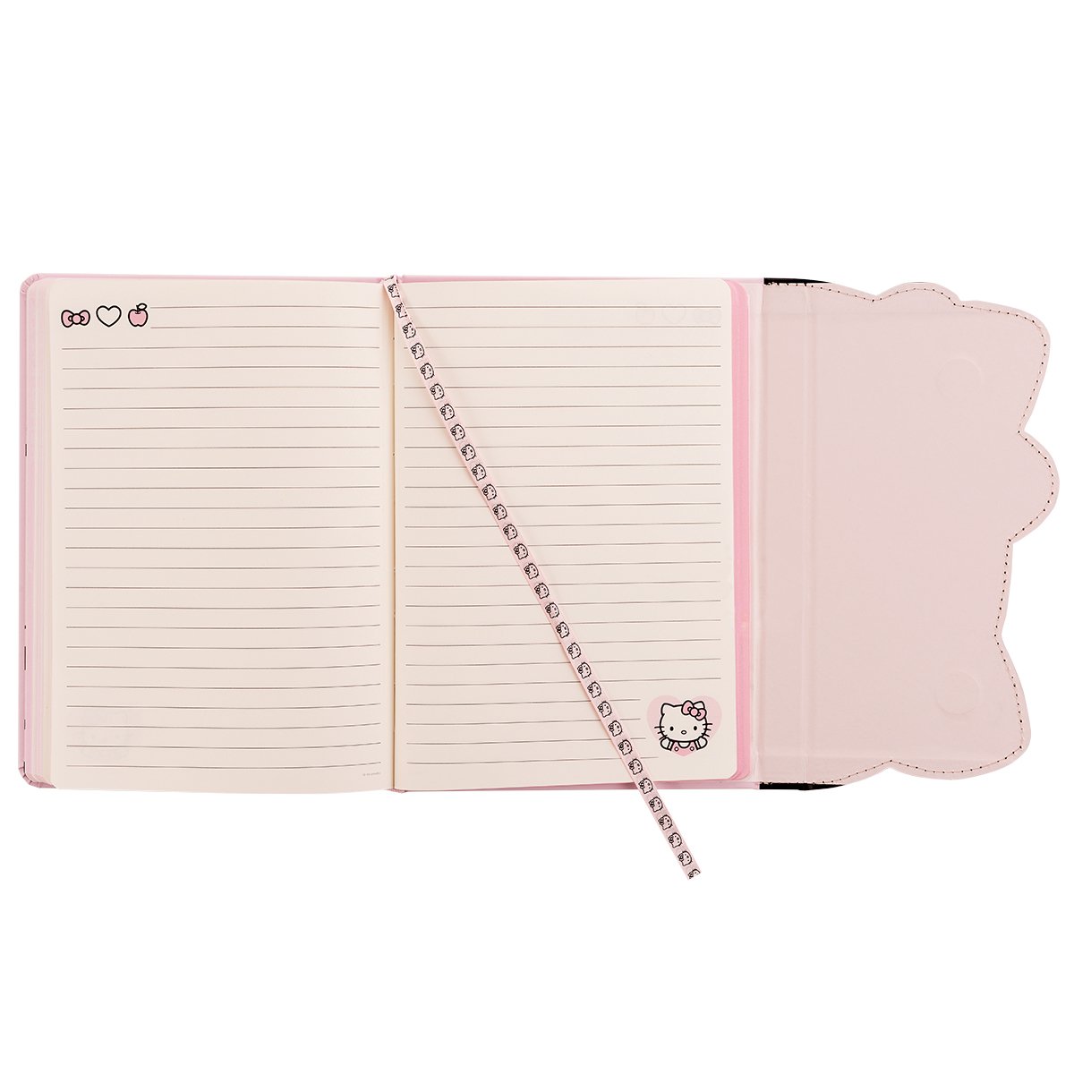 Mooving Notes A5 Tapa Dura Rayado Hello Kitty
