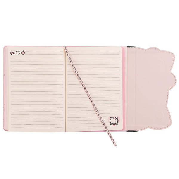 Mooving Notes A5 Tapa Dura Rayado Hello Kitty